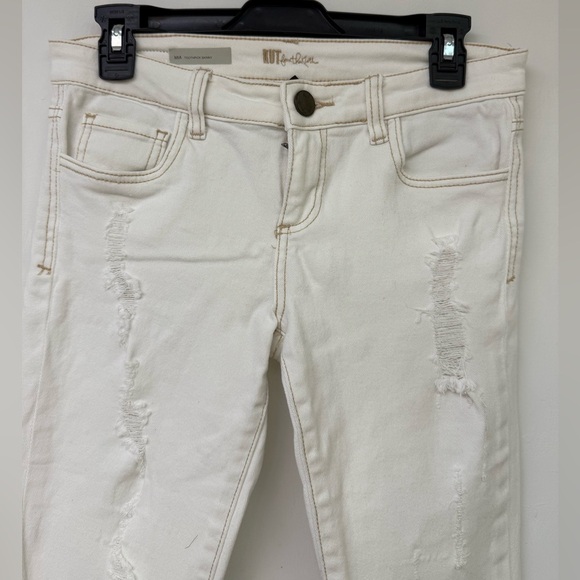 KUT Distressed Skinny Jeans Size 4 - Picture 2 of 6